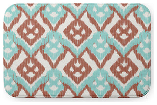 24" x 17" Hipster Bathmat, Light Blue