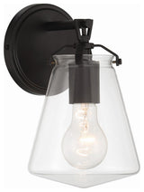 Voss 1-Light Wall Sconce, Matte Black