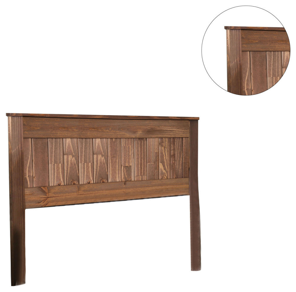Twin Size Panel Headboard, Mahogany