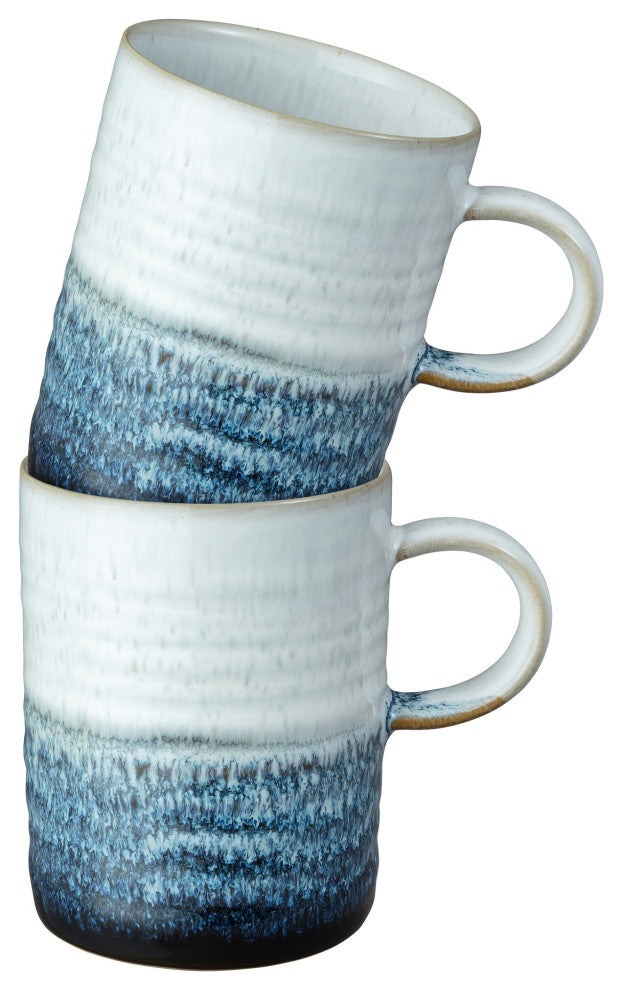Kiln Blue by Denby Mugs, Set of 2