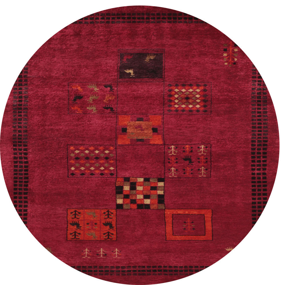 Ahgly Company Indoor Round Traditional Area Rugs, 3' Round