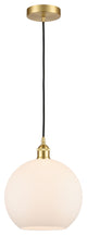 Innovations 616-1P-SG-G121-10 1-Light Mini Pendant, Satin Gold