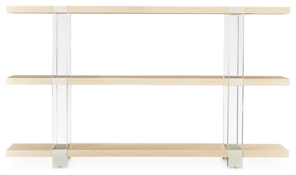 Laguna Ridge Console Table, Washed Oak