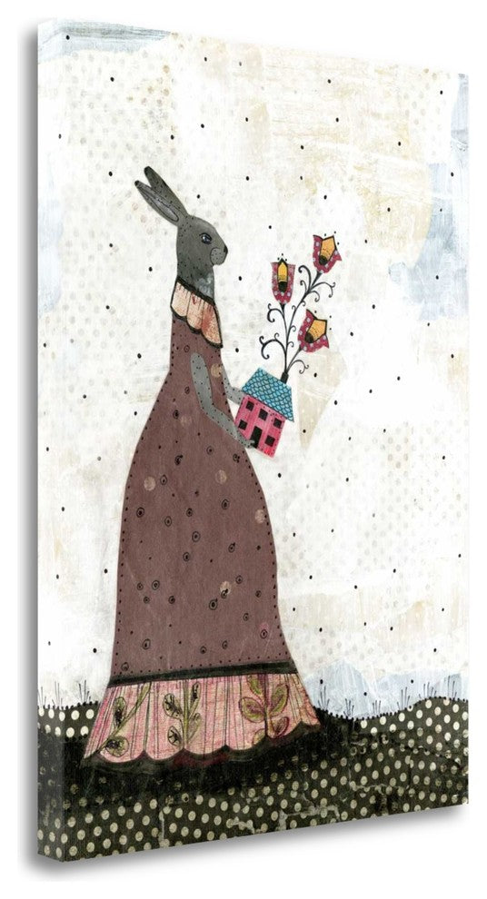 "The Caretaker" By Sarah Ogren,Ready to Hang Giclee Print on Gallery Wrap Canvas
