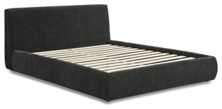 Isla Upholstered Bed, Charcoal, Queen