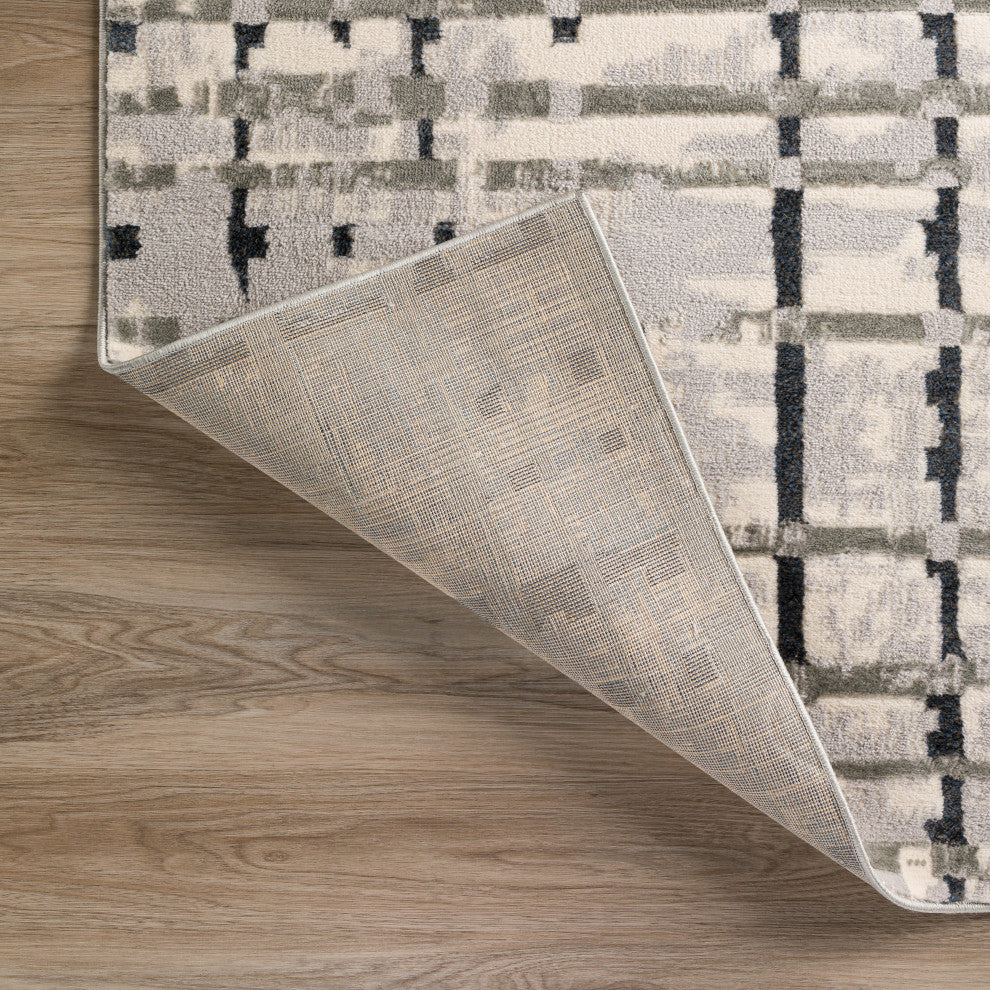 Dalyn Karma KM4 Grey 1'8" x 2'6" Rug