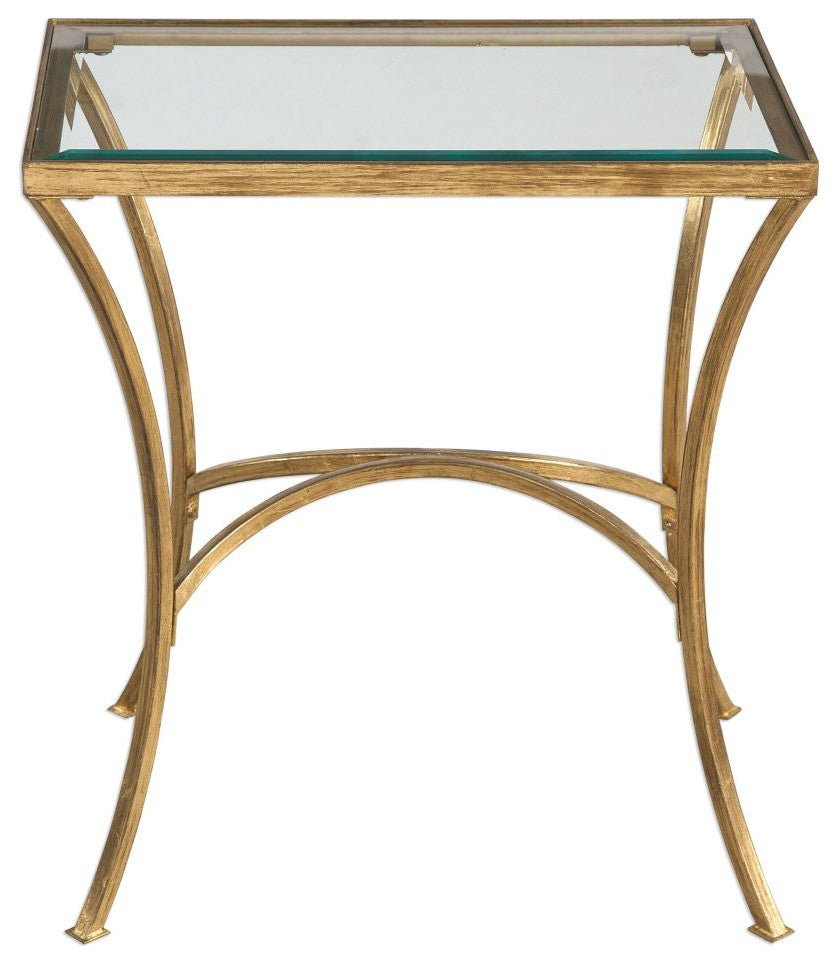 Uttermost Alayna Gold End Table