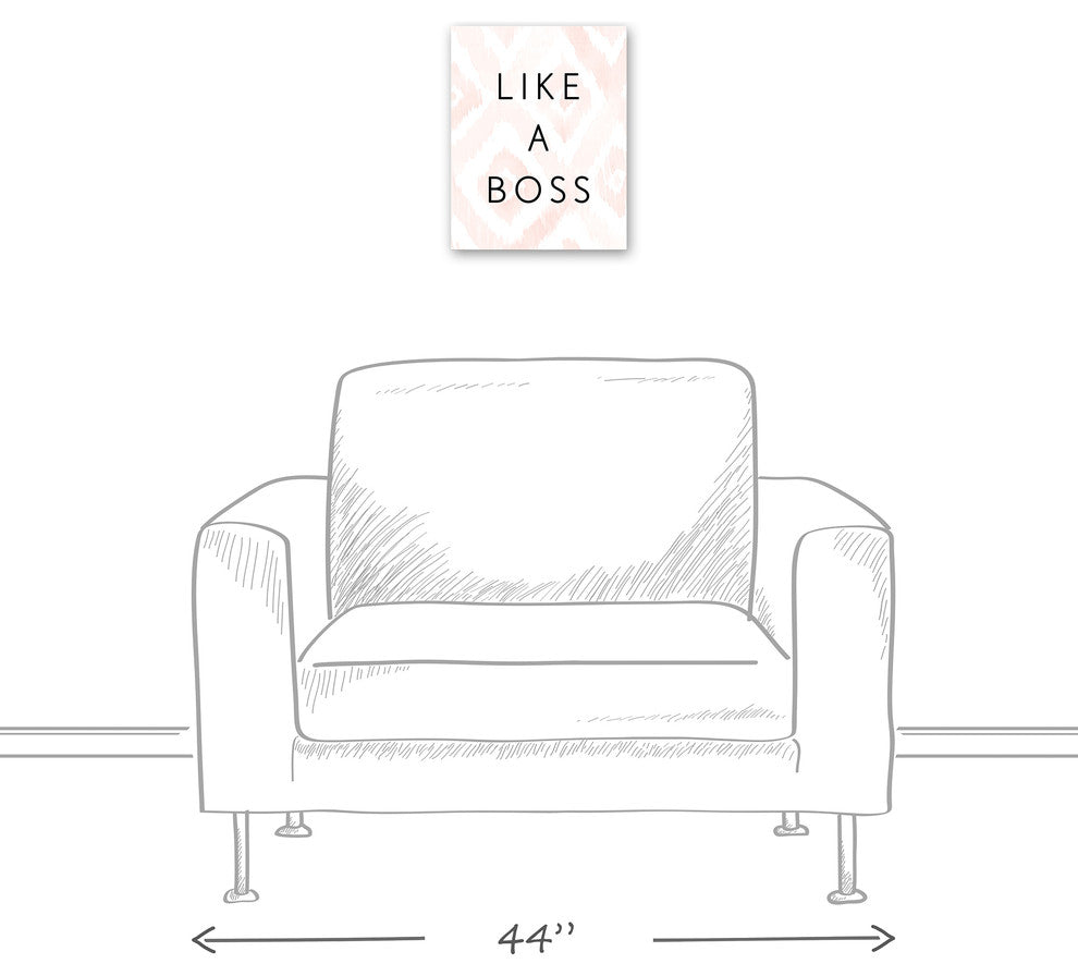 Like a Boss 11x14 Canvas Wall Art