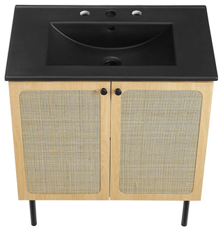 Chaucer 30" Bathroom Vanity - Oak Black