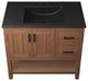 Ashlyn 36" Wood Bathroom Vanity - Walnut Black