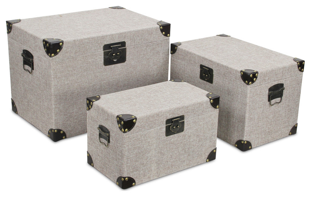 Quintia Three Piece Trunk Set