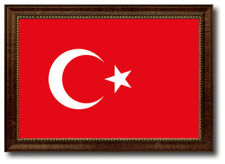 Turkey Country Flag Canvas Print, 15"x21"