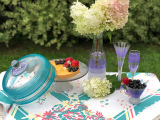 Retro Stripe Purple Carafe