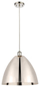 Ballston Dome Mini Pendant, Polished Nickel, LED