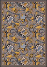 Any Day Matinee Rug, Silver Screen, 3'10"x5'4", Taupe