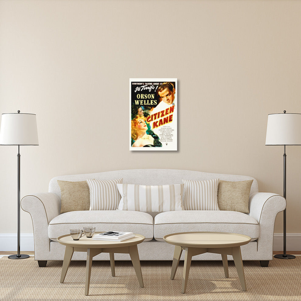 "Citizen Kane" Stretched Canvas Giclee by Hollywood Photo Archive, 24x36"