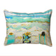 Betsy Drake Bottoms Up Again Large Indoor/Outdoor Pillow 16x20