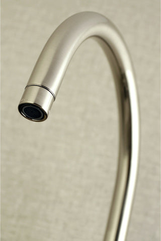 Wall Mount Kitchen Faucet, Brushed Nickel