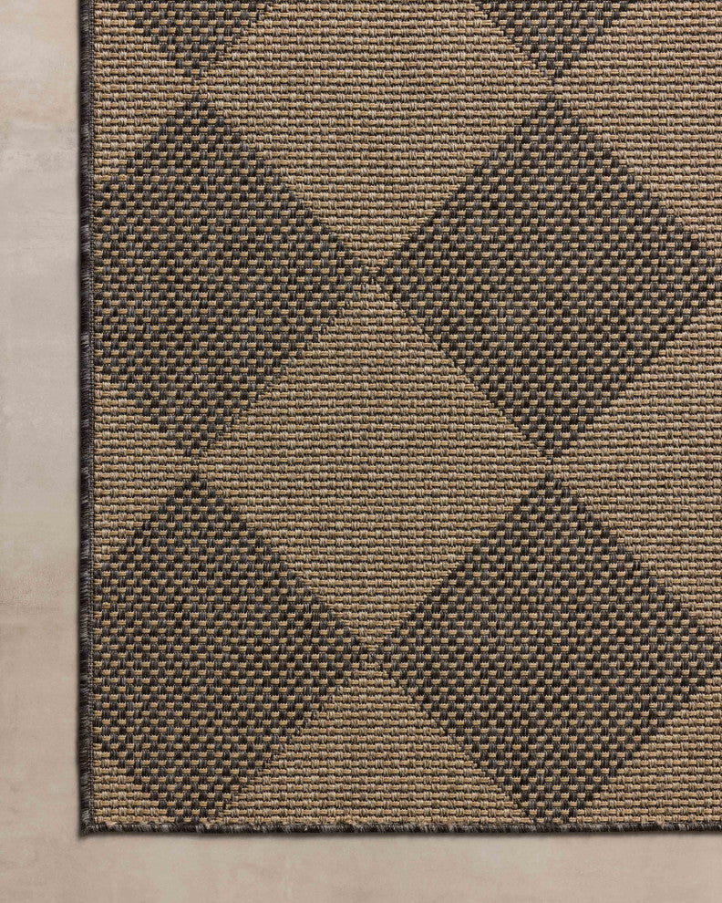 Chris Loves Julia x Loloi Providence Graphite / Sand 5'-0" x 7'-7" Area Rug