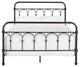 Maverick Rustic Metal Bed, Dark Bronze, Queen