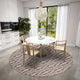 Indoor/Outdoor Sedona SN6 Coffee Machine Washable 6' x 6' Round Rug