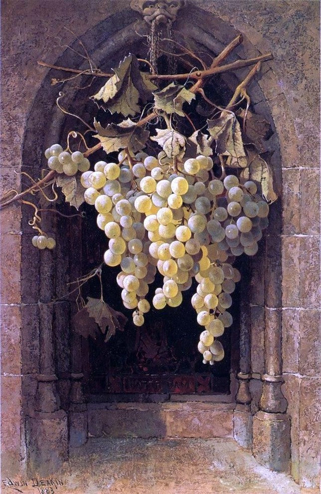 Edwin Deakin Grapes, 18"x27" Wall Decal