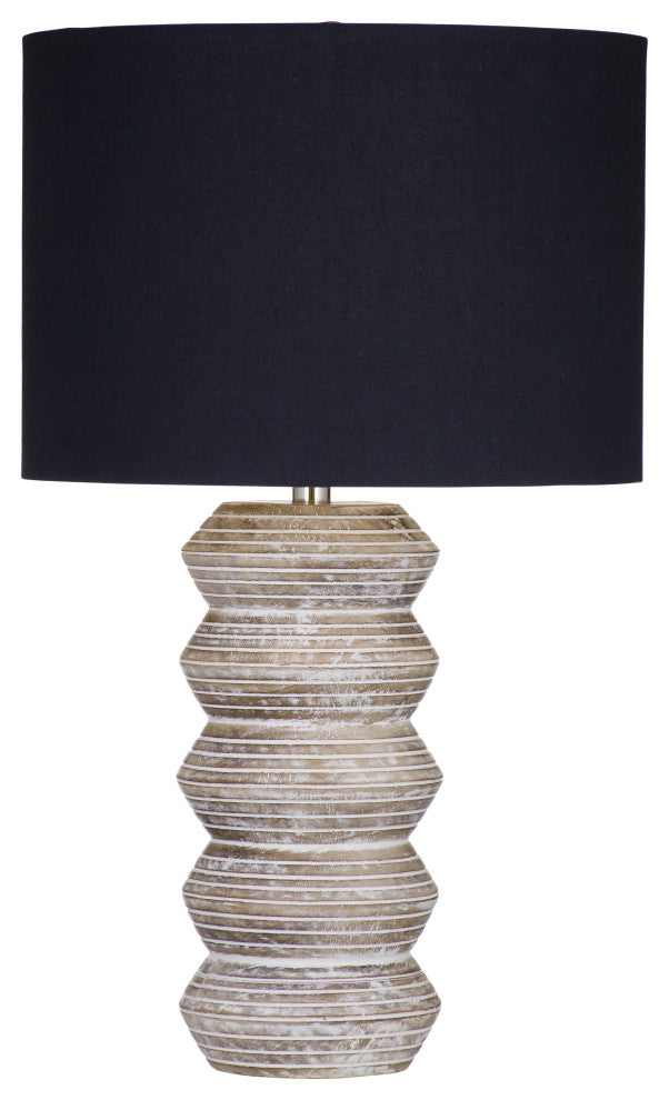 Booster Table Lamp - White Wash