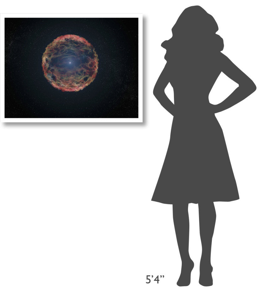 "Artist's Impression of Supernova 1993J" Digital Paper Print by NASA, 34"x26"