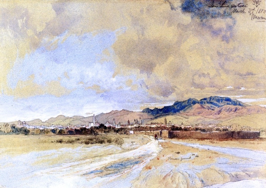 Thomas Moran San Luis Postosi Wall Decal