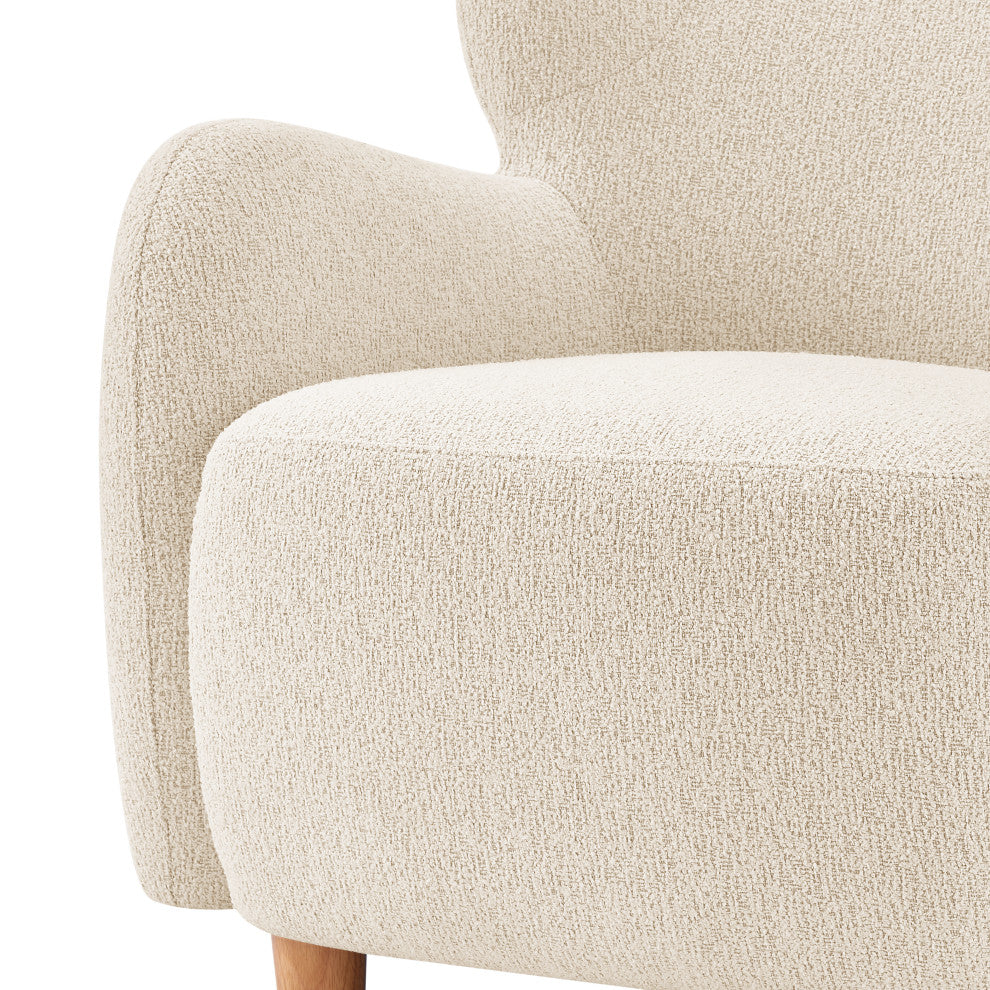 Tiffany Accent Arm Chair, Palladian Beige, Fabric