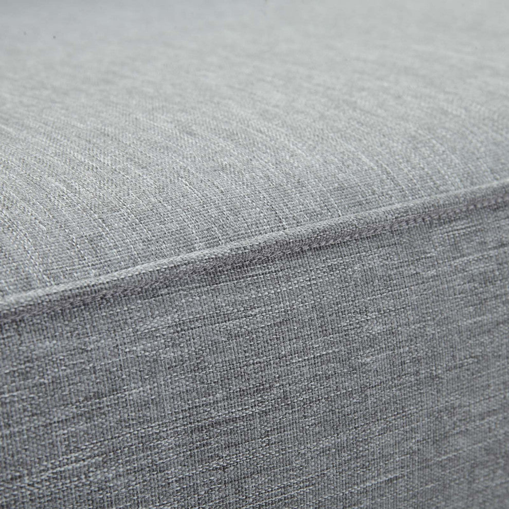 Natural Gray Marina Outdoor Patio Teak Left-Facing Sofa