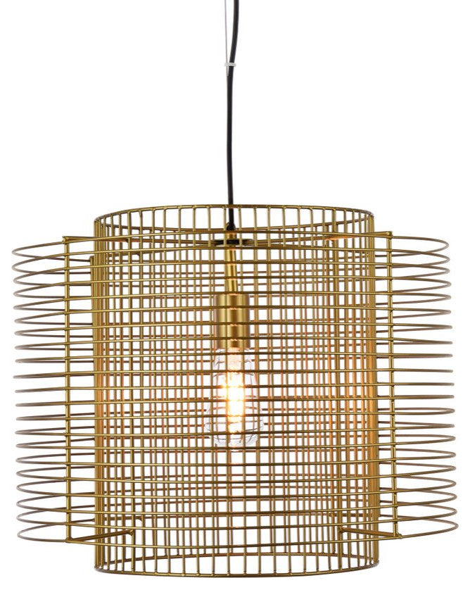 Delvin 1-Light Brass Pendant