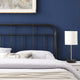 Headboard, King Size, Metal, Black, Modern Farmhouse, Bedroom Master Suite