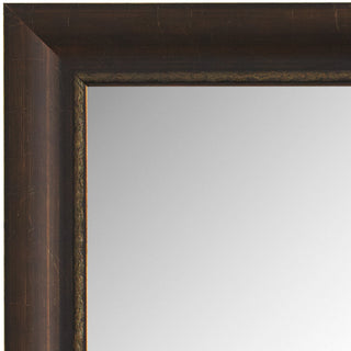 Ventura Framed Wall Mirror, Bronze, 28" X 54"