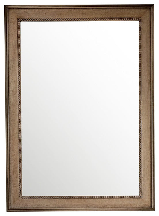 James Martin 157-M29-WW Bristol Rectangular Mirror In White Washed Walnut