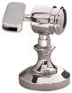 Scallop Frameless Bevel Mirrors w/ Tilt Brackets, Polished Chrome, 24"x35"