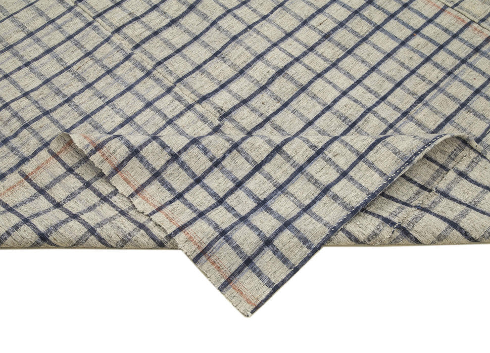 Rug N Carpet - Handwoven Oriental 6' 5'' x 10' 10'' Contemporary Wool Kilim Rug