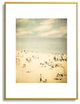 Shannon Clark Vintage Beach Metal Framed Art Print