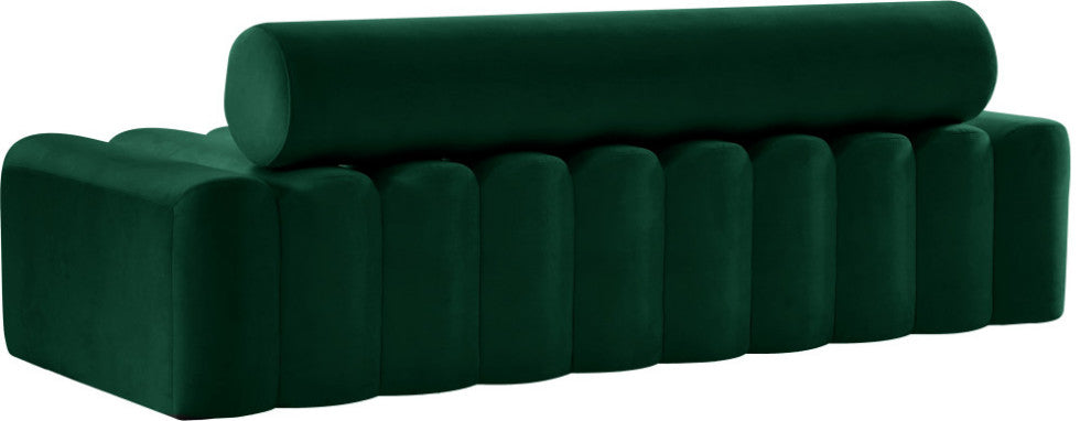 Melody Velvet Upholstered Chair, Green, Sofa