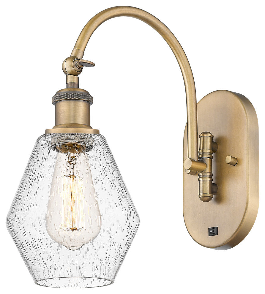 Innovations 518-1W-BB-G654-6 1-Light Sconce, Brushed Brass