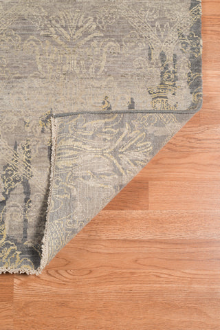 Amer Rugs Pearl PEA-2 Light Gray Gray Hand-knotted - 9'x12' Rectangle Area Rug