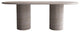 Biagio Dining Table, Travertine