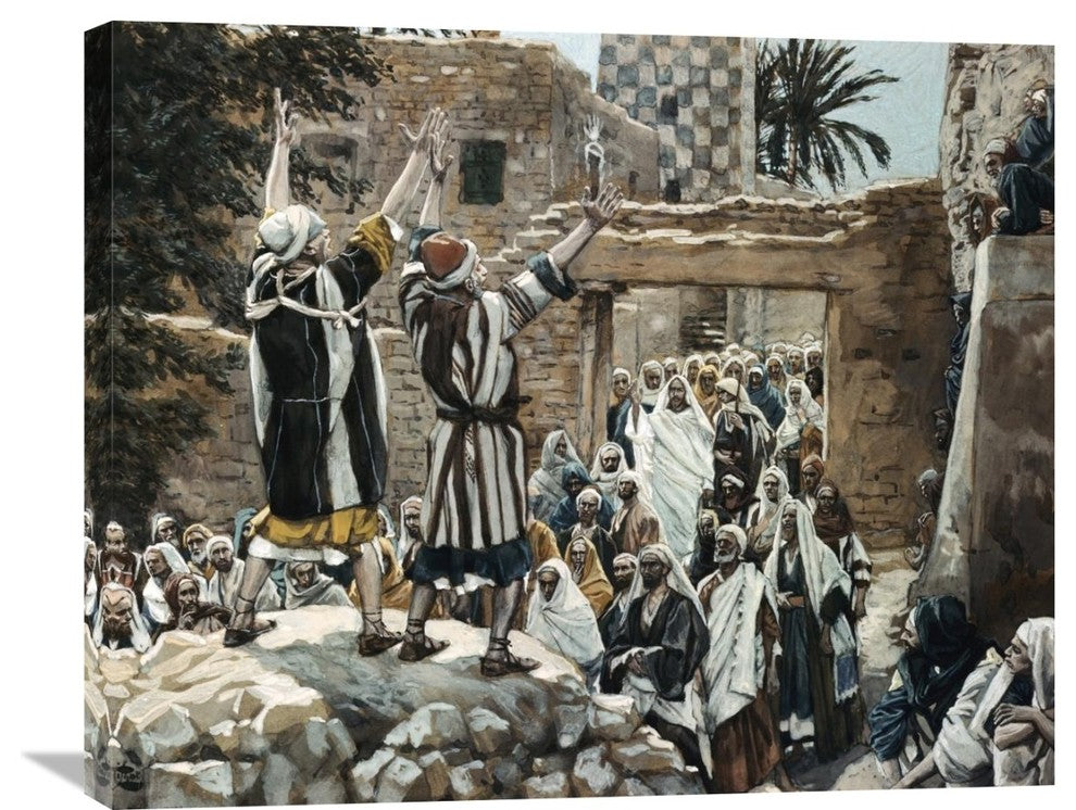 "Healing of The Two Blind Men at Jericho" Artwork, 30"x24"