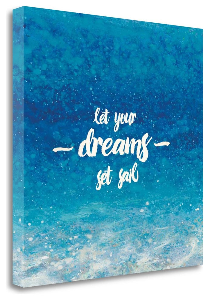 "Underwater Quotes I" By James Wiens, Giclee Print on Gallery Wrap Canvas
