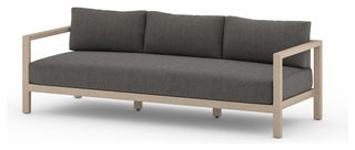 Sonoma Outdoor Sofa-88"-Brown/Charcoal