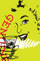 "Girl Drink 1" Print on Canvas