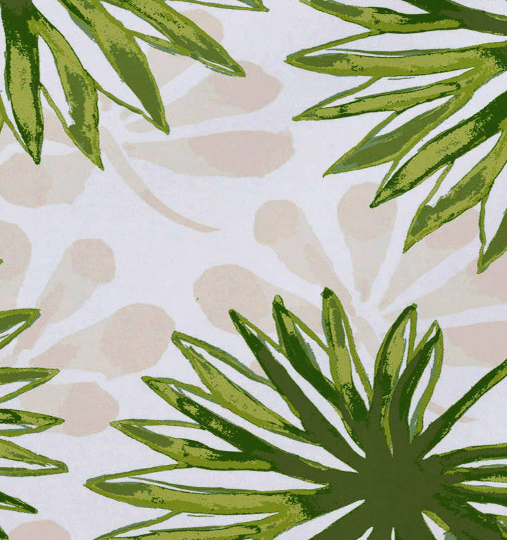 Spike and Stamp, Floral Print Placemat, Green