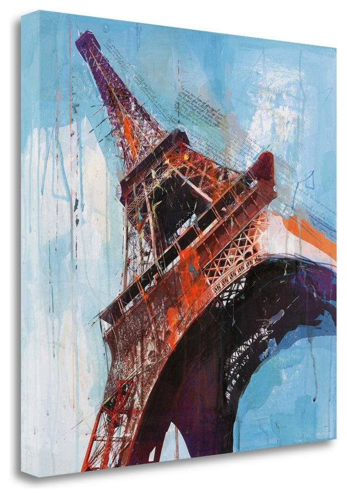 "Lost In Paris" By Markus Haub,Ready to Hang Giclee Print on Gallery Wrap Canvas