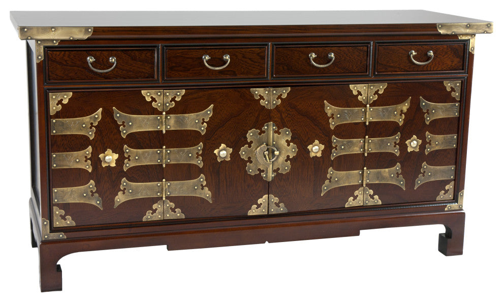 Korean Antique Style Coffee Table Low Chest