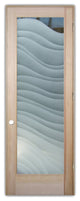 Interior Prehung Door or Interior Slab Door - Dreamy Waves - Douglas Fir...